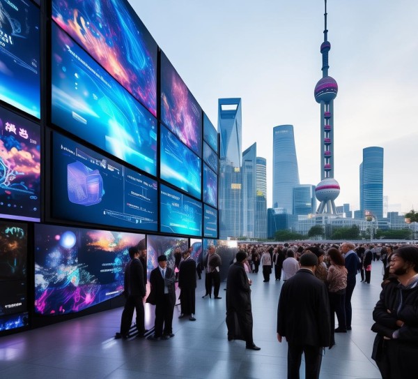 上海数字标牌展，数字时代上海的创新与合作